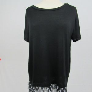 Alloy Apparel black tunic shirt